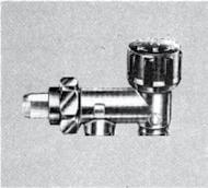 ARCU K 100 G3/8 inv gga Anslutning: Till befintlig kopplingsmutter: G3/8 förberedd för KOMBI. Till radiator: M34x1,5. Kännetecken: 1. Ventilhusets text: Finns ingen. 2.