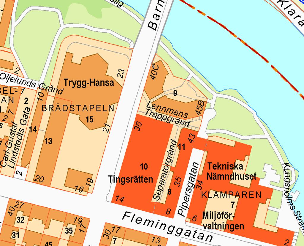 SID 2 (9) Utlåtande SYFTE Kvarteret Brädstapeln är beläget vid Fleminggatan, Scheelegatan och Carl-Gustaf Lindstedts Gata i stadsdelen Kungsholmen. Större delen av kv