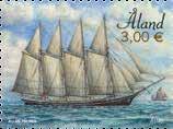 Del fyra i Åland Posts segelfartygsserie utkommer 1 februari och visar fullriggaren Albania och skonaren Atlas, två exempel på Amerikabyggda träsegelfartyg som en tid seglade under åländsk flagg.