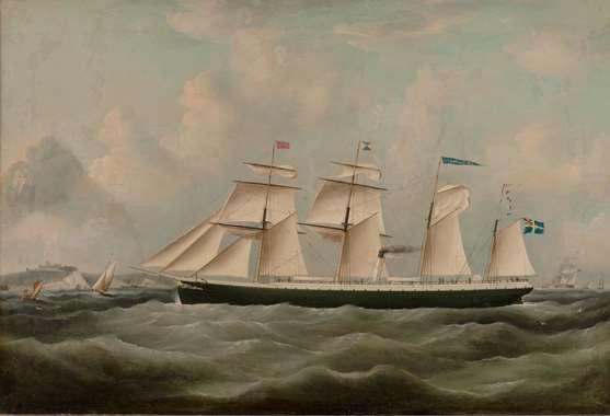 Ångfartyget ERNST MERCK, byggdes på Nyköpings varv 1858. Fartyget var byggd av stål och hade vattentäta skott och dubbel botten. ERNST MERCK var Nordens största ångfartyg när det sjösattes 1858.