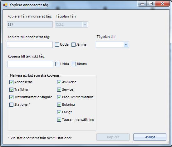 Ny annonsering Via Arkiv-Ny annonsering kan du skapa en ny annonsering utan att gå via underlaget. Funktionen är användbar när du vill skapa ersättningstrafik.