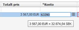 2 Registrera intrastatuppgifter i Lupin I Lupin/Proceedo finns 2 nya dimensioner: Intrastatinfo och Intrastatkod. Det är endast på varuinköp inom EU som information ska anges i dessa dimensioner.