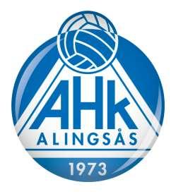 Stadgar för ALINGSÅS HANDBOLLKLUBB Fastställda vid årsmöte den 19 maj 1980 8 ändrad vid årsmöte den 15 september 1987 13 samt 19 ändrad vid extra årsmöte den 17 december 1992