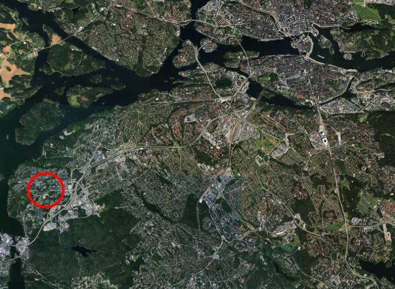 Stadsdelen Skärholmen Del av miljonprogrammet som planerades på 60-talet Fyra stadsdelar: Skärholmen, Bredäng, Sätra och Vårberg 35 000 invånare 69,4 % utländsk bakgrund 36 % av