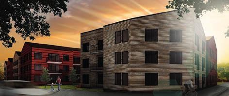 I området Snurrom i Kalmar har Rikshem avtalat om att förvärva två projektfastigheter som omfattar uppförandet av fem nya bostadshus.
