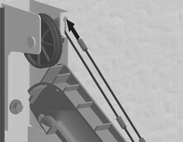 Mått för linornas klämhylsor vid 240 mm fri höjd ovanför portöppningen Klämhylsor som skall användas för linorna vid en paneltjocklek av 40 mm H/B 2000 2250 2375 2500 2625 2750 3000 3250 3500 3750