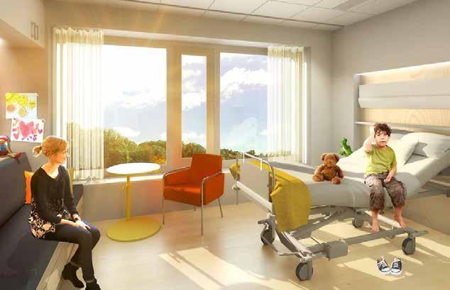 V ad fint det blir. ungdomssjukhus i Göteborg behöver nya lokaler för att bättre stödja framtidens avancerade vård. Därför bygger vi till med cirka 31 000 kvm strax väster om den nuvarande byggnaden.