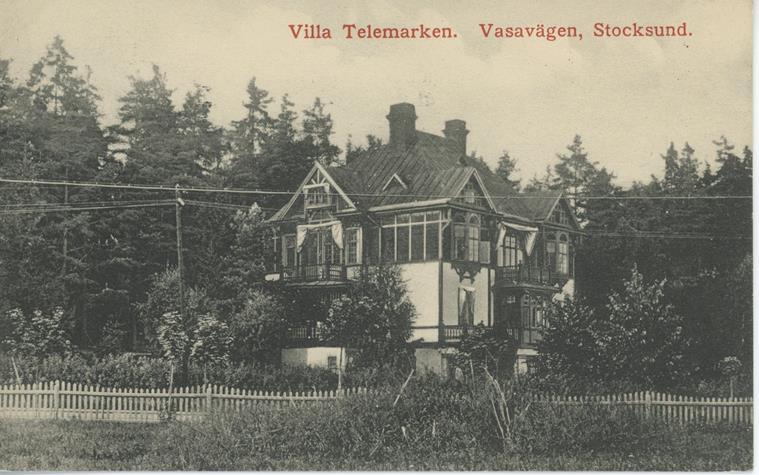 Frejavägen) fanns år 1911 (kanske tidigare - huset byggdes 1909) Helena G