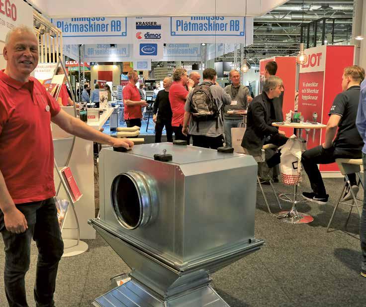 UPPGRADERING AV VENTILATIONSLÅDA Låda för luft Tänk vad bra att kunna samla ihop flera små kanaler i en låda för att göra de till en större eller använda den omvänt och göra en stor kanal till flera