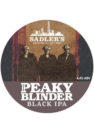 blandas med en tydlig sötma från den rostade malten Peaky Blinder Black IPA 4,4%