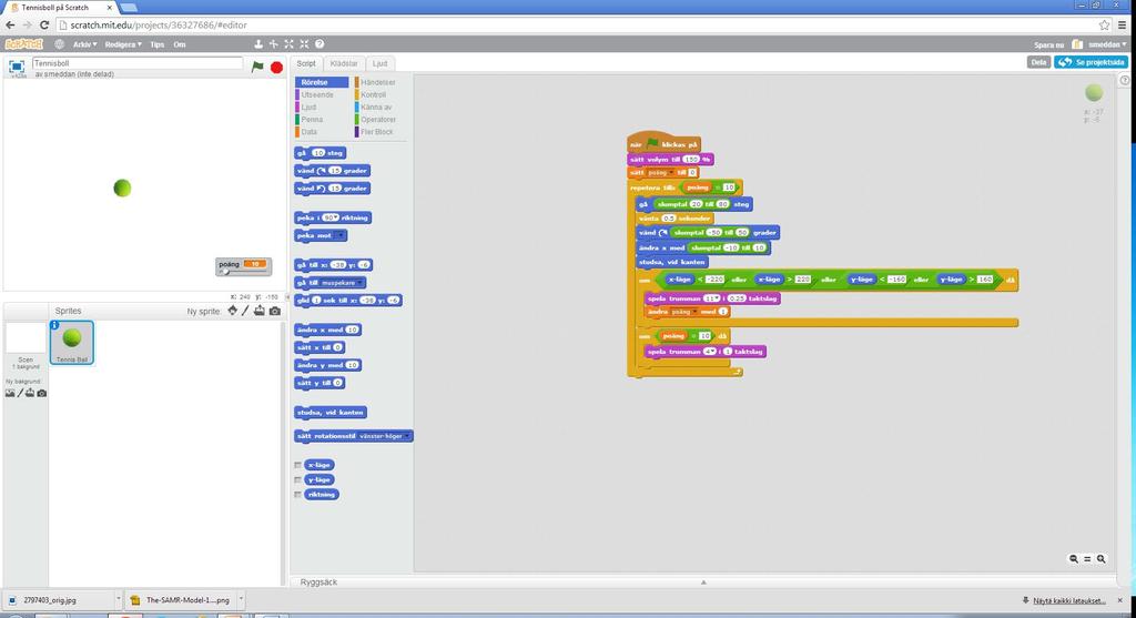 Visuella programmeringsmiljön Scratch: