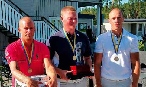 Gustav Wahlgren ny svensk mästare i golf Under två dagar har SM i golf för döva och hörselskadade spelats på Norrköpings GK i riktigt härligt