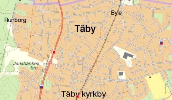 29(35) Olycksstatistik från STRADA Trafikolyckor har studerats för norra Täby kyrkby och Enhagen. Det har gjort för de senaste fem åren, d.v.s. januari 2013 till januari 2018.