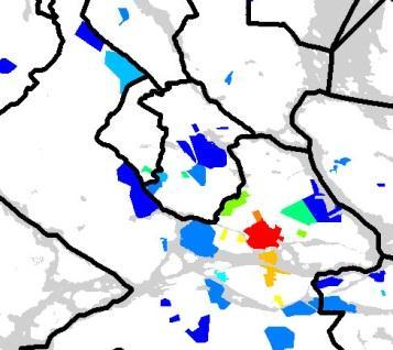 3:2 Modellen: Variabel 2 Tillgång till urbana verksamheter En mer detaljerad bild