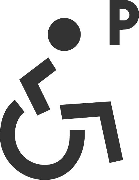 4. Parkeringsplats för personer med nedsatt rörelseförmåga Parkeringsplatsen
