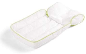 Doomoo Basics Flytbädd - Mjuk och bekväm för barnet - Kan användas i alla typer av bad - Ger bekvämare badställning för den vuxna Ålder: Barn 3-8 kg Tvätt: 30 grader i maskin Mått: 56 28x9 cm