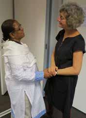 De fick höra Begum Rokeya berätta det senaste från SUS, Netrakona och Bangladesh, och dessutom njuta bangladeshisk mat, lagad av Israt Moushumi Lindblom.