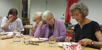 Margit Palokangas, Sirpa Pääkkönen, Eva Hägerstrand och Cecilia Hofsten. Lyssnade. Ragnar Ohlsson och Inger Raaby. Foto: Rättslig påföljd för ägaren till Rana Plaza Textilindustrin.