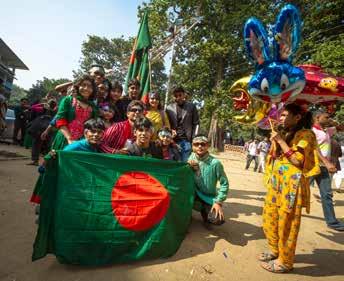 Bangladesh blev officiellt självständigt och dagen firas med stor respekt, stolthet och glädje sedan dess. Självständighetsdagen 16 december är en nationell helgdag, Bijoy Dibos.