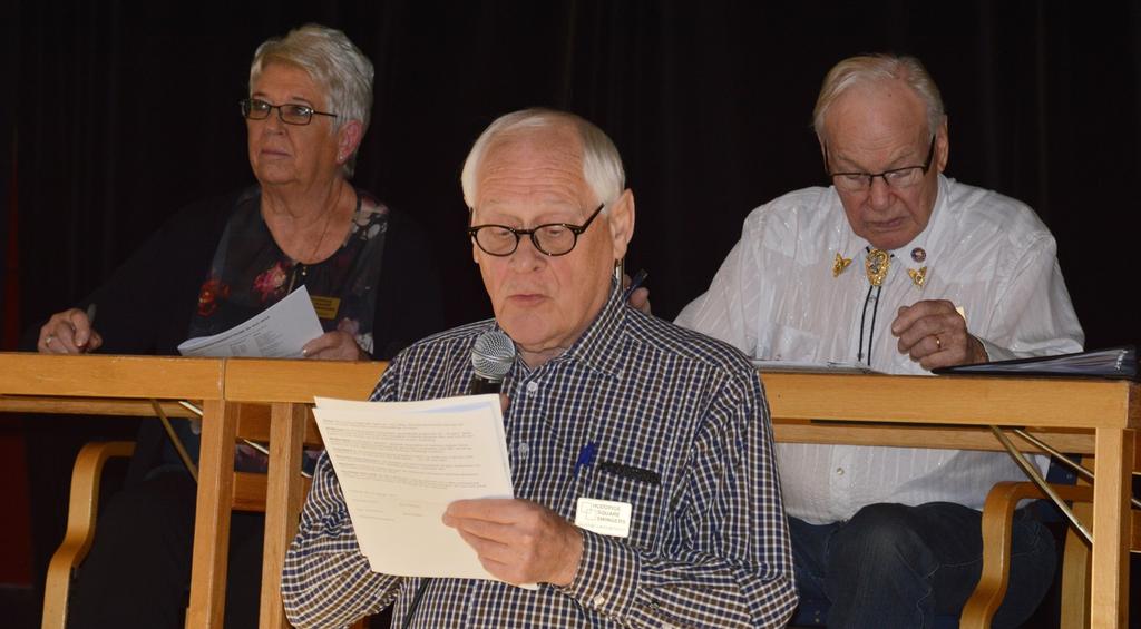 Handlingar till årsmötet var utdelade vid kurserna drygt en vecka före årsmötet. Verksamhetsberättelsen och den ekonomiska redovisningen godkändes.