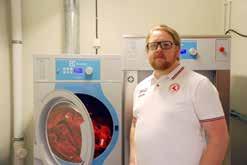 Rebecka Nilsson Verksamhetschef, Verksamhet Städ Sölvesborg Bromölla Kommunalförbund Electrolux har suveräna maskiner och ger toppenservice.
