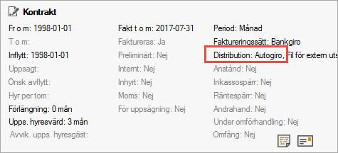 AUTOGIRO - KONTRAKT På kontrakten måste uppgifter om att autogiro