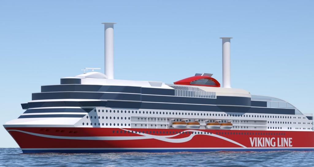 Viking Line har beställt ett nytt hybridfartyg Ett nytt energieffektivt fartyg levereras till Viking Line i slutet