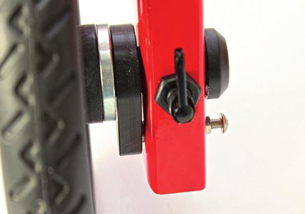 3.10 Släpbromsar (tillval för MALTE) Släpbromsarna är avsedda att sakta ner bakhjulens frirullningshastighet.