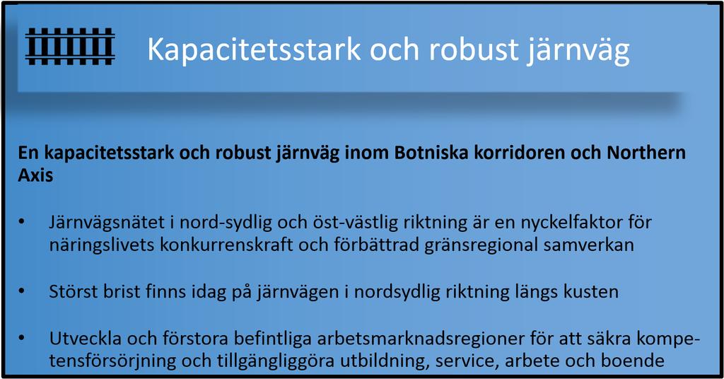 Länsplanens betydelse för att bidra till funktionen Tillgänglighet till Sverige och världen Länsplanens möjligheter till påverkan inom denna funktion bedöms vara av marginell betydelse. 4.