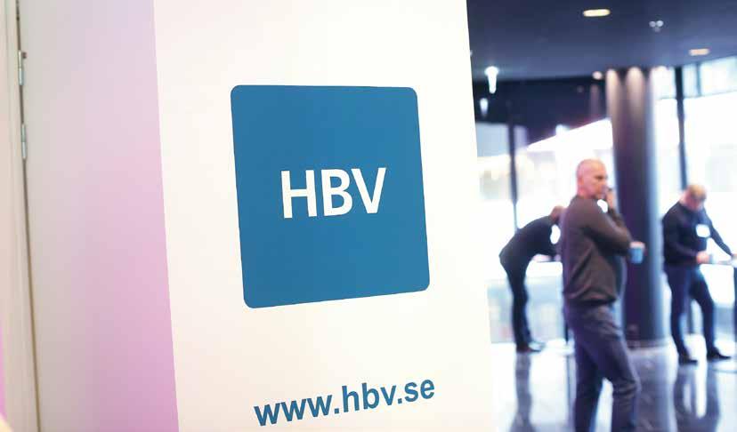 HBV ÅRSREDOVISNING 2016 VERKSAMHETSBERÄTTELSE VERKSAMHETSBERÄTTELSE HBV-AVTAL Den största volymökningen i kronor stod avtalen för Låsoch passersystem för (+24 Mkr).