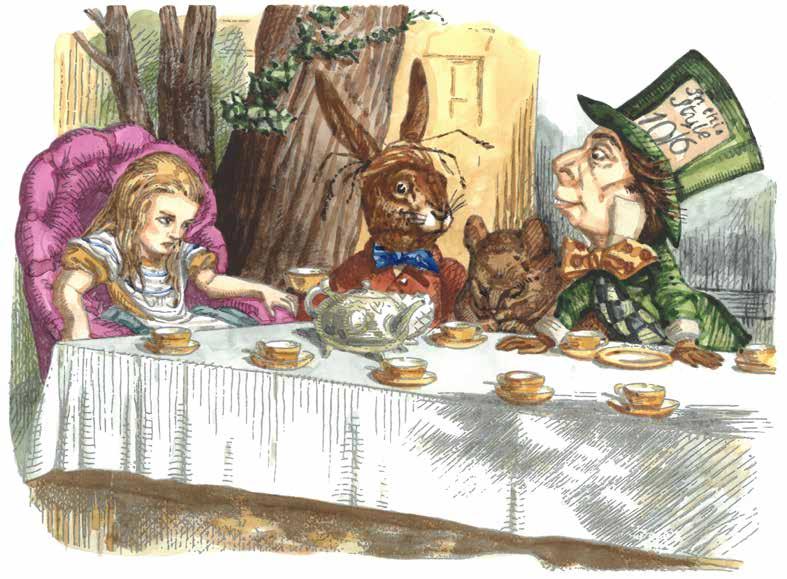 Illustration: John Tenniel, färglagd av Olle Ekström