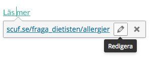 5. Om du vill redigera länken igen