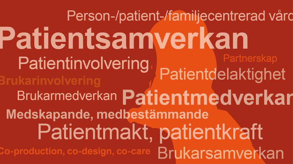 QRC Stockholm 2017 Involvera mera Vad är patientsamverkan egentligen? Patientinvolvering, brukarmedverkan, patientdelaktighet, patientmakt och personcentrerad vård.