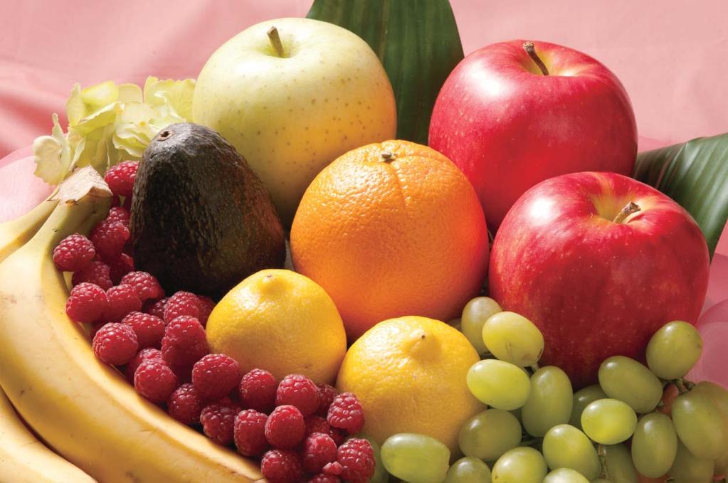 färger, tar fram fruktens färskhet i förgrunden.