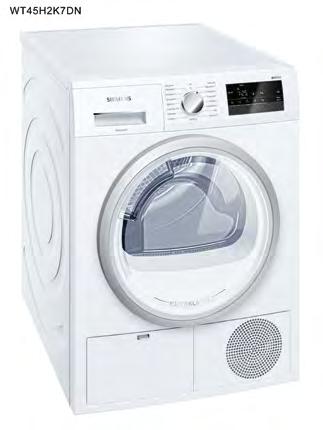 WM12N2C7DN Tvättmaskin, vit 1600 v, kapacitet 8 kg, A+++, -30% WM16W468DN TORKTUMLARE,