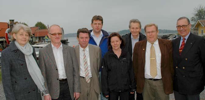 Färjerederiets råd 2007 Vaxolm den 13 februari 2008 Från vänster: Maria Spetz, Motormännen, Peter Sörensson, SACO, Peter Johansson, ekonomichef Färjerederiet,