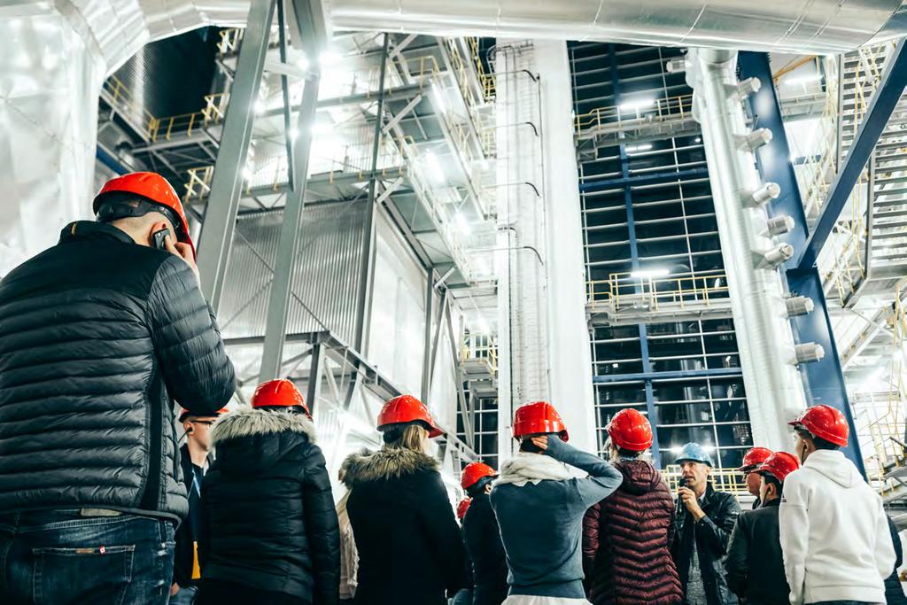 Berätta vad du fick lära dig på Industrinatten Under