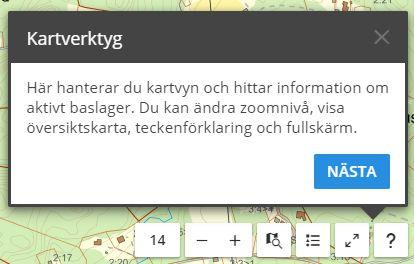 Legender Klicka här för att få tillgång till en lista över samtliga legender i kartan. (Figur 15. Legender) Fullskärmsläge Med detta verktyg aktiverar du fullskärmsläge för programmet.