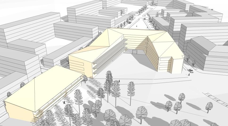 Sida 9 (12) En ny stadspark som sträcker sig mellan Kista Alléväg och Torshamnsgatan, planeras i området.