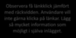 Lägg så mycket information som