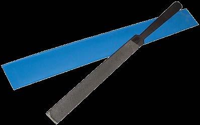 100 mm radie, i steg om 5 mm.