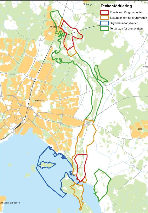 RIKTLINJER Va enskyddsföreskri er Dricksvattentäkterna ska prioriteras i den fysiska planeringen.