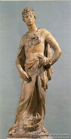 Donatello Donatello var kraftigt inspirerad av antikens skulptur.