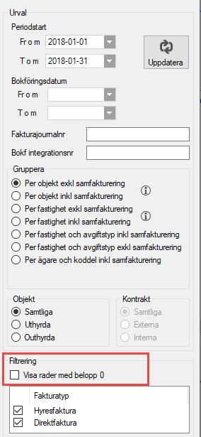 FÅ MED BETALNINGAR I SVEFAKTURA-FILEN Det går nu att göra en inställning för att ta med betalningar i Svefaktura-filen.