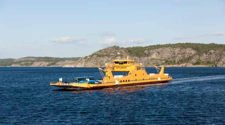 VI I REDERIET Lyckade tester med Saturnus på Svanesundsleden Foto: Kasper Dudzik PENSIONÄRER 28 FEBRUARI Lars-Erik Hillman befälhavare fri, Skenäsleden HÅLLBART 31 MARS Peder Elderby befälhavare lin,