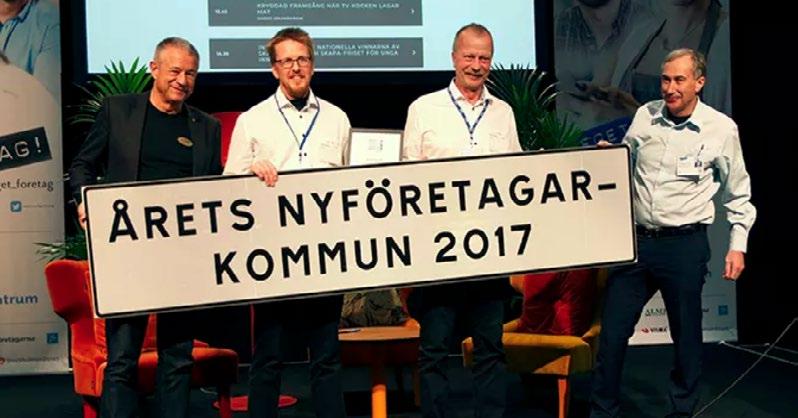 Årets Nyföretagarkommun: Askersund Askersund har utsetts till Sveriges bästa kommun för nya företagare.