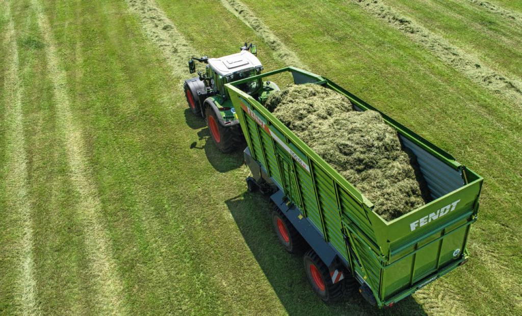 Fendt Tigo använder förlängda knivar av härdat verktygsstål med en specialtandad kant.