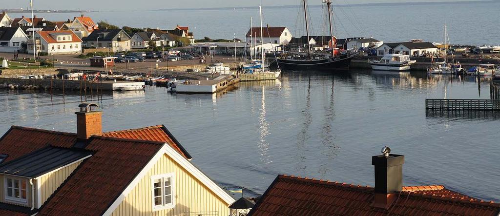 Mölle Kullahalvön Här, på Kullens utlöpare, ligger SCA-byn med sina 20 stugor.