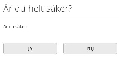 Beskrivning 12(26) 5.3. Ta bort befintlig enhet Om en befintlig enhet ska tas bort klicka på krysset till vänster i bilden på aktuell enhet.