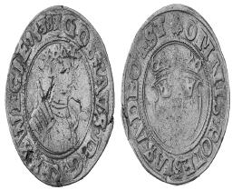 Örtug u år (=1524-1527), 1,16 g App 222 typ 33, SM 56, SS 918b